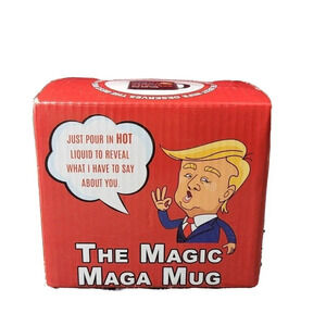 Magic Heat Sensitive Cup The Donald Trump Magic Maga Mug - The Best Wife NIB